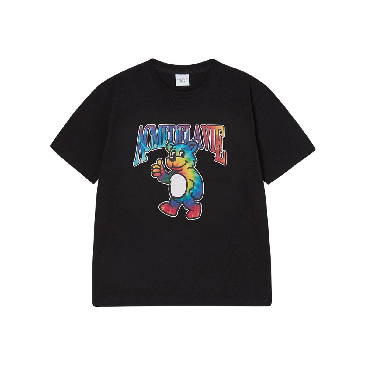 아크메드라비(ACME DE LA VIE) COLOR MIX AC BEAR SHORT SLEEVE T-SHIRT