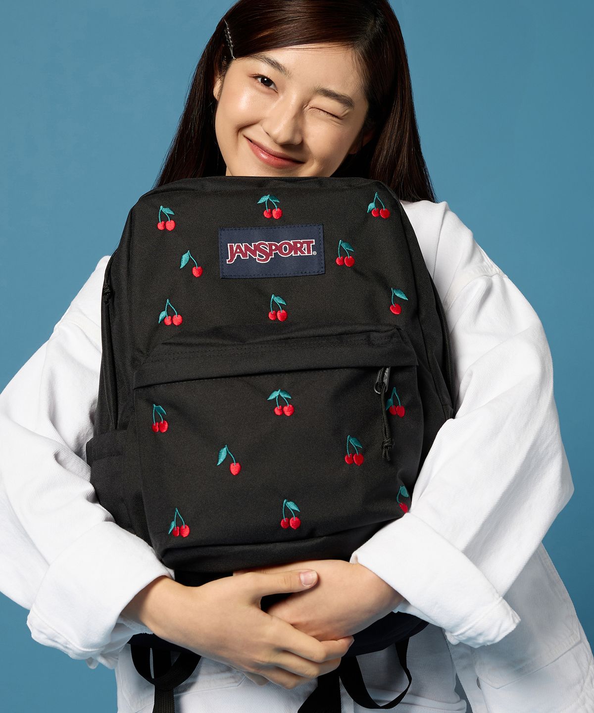 잔스포츠(JANSPORT) 슈퍼브레이크 플러스 랩탑 FX SURREAL SENSATIONS BLACK