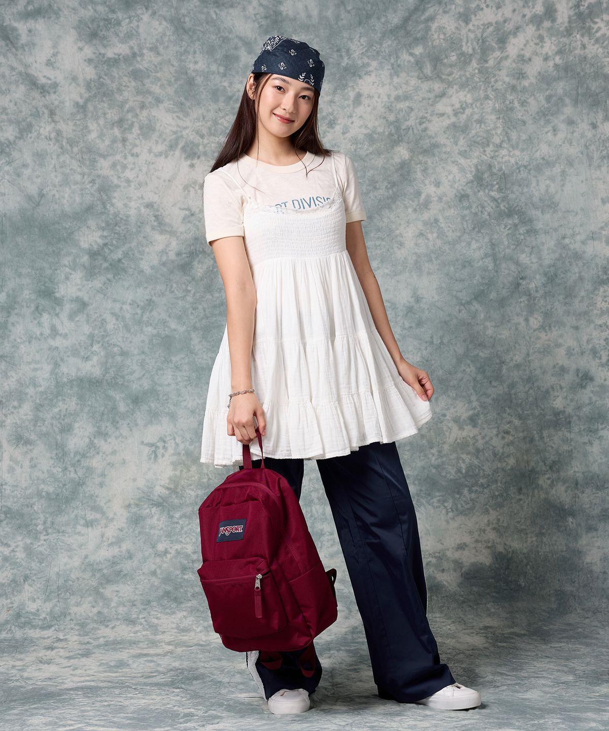잔스포츠(JANSPORT) 트랜스포트팩 RUSSET RED