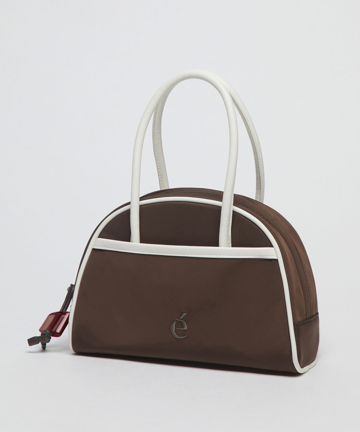 아카이브앱크(ARCHIVEPKE) Mini bowling bag(Nylon brown)_OVBTX25101DKB