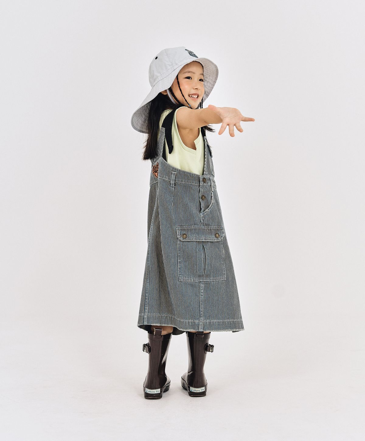누크피터(NUUKFITTER) NKFT SLIT SLEEVELESS_KIDS [LEMON]