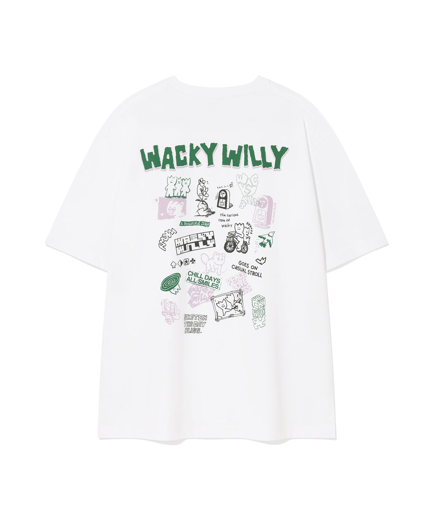 Tシャツ・カットソー WACKY WILLY Waki Typo Synthetic Fiber Short Sleeve T-Shirt MUSINSA | WACKY WILLY Waki Typo Synthetic Fiber Short Sleeve