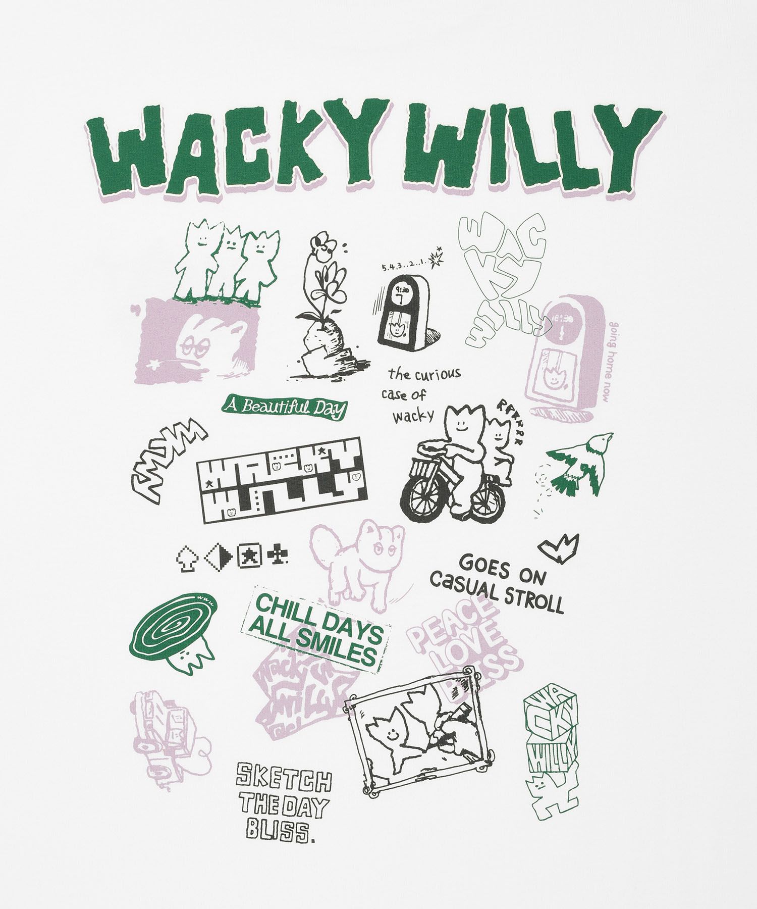 [WACKYWILLY×x Lee] グラフィック 半袖 Tシャツ (2 COLOR) 🇰🇷訂購｜WACKY WILLY x LEE｜Graphic Short Sleeve T-shirt 2
