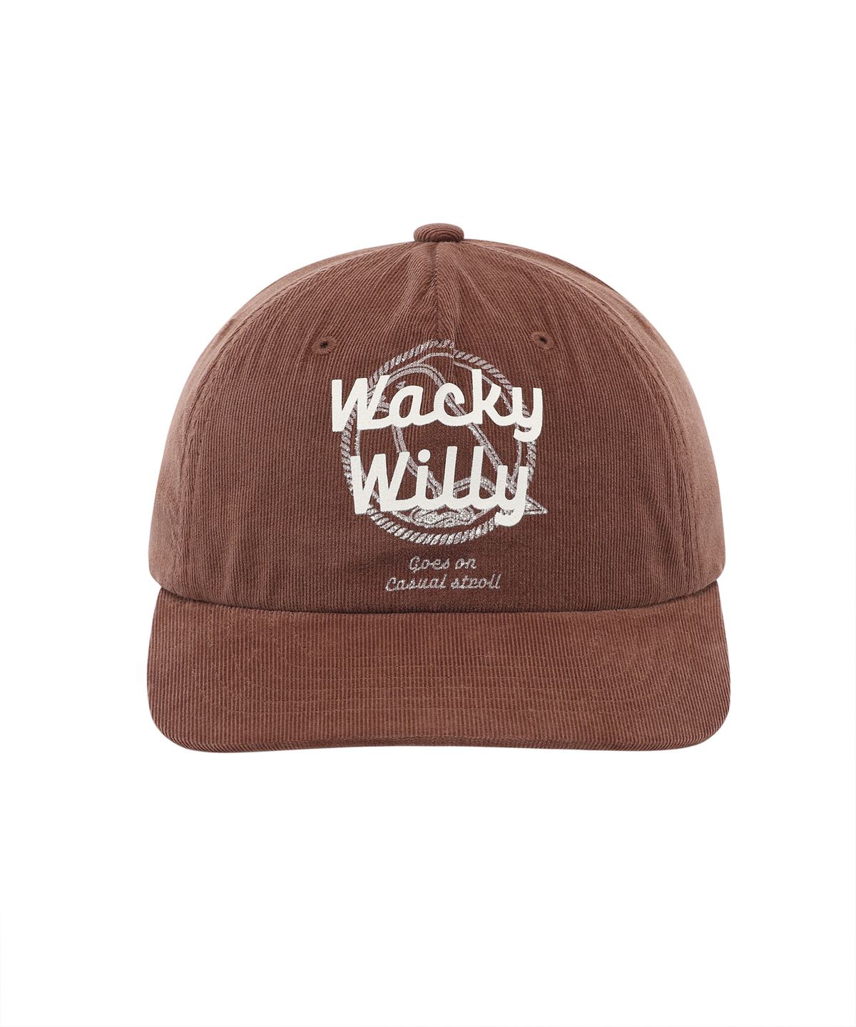 와키윌리(WACKY WILLY) 코듀로이 빈티지 프린팅 캡 (2 colors)