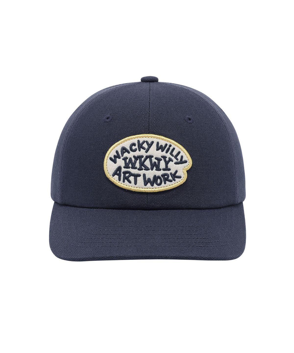 와키윌리(WACKY WILLY) 타이포 자수 와펜 캡 (3 colors)