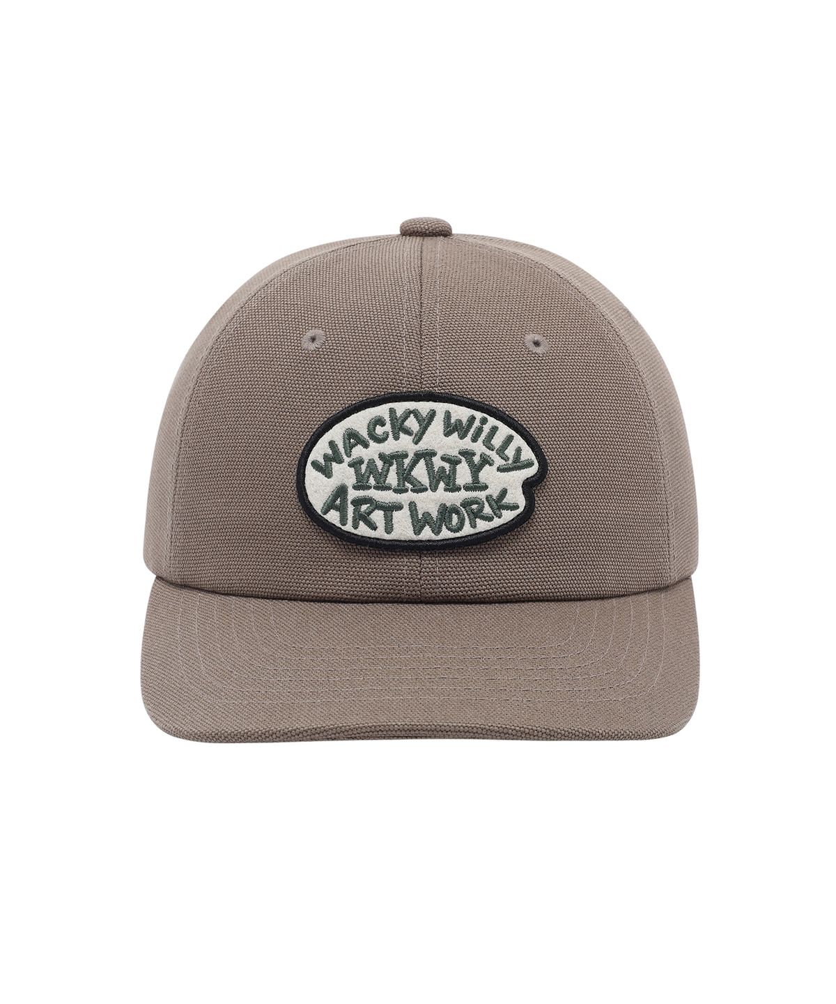 와키윌리(WACKY WILLY) 타이포 자수 와펜 캡 (3 colors)