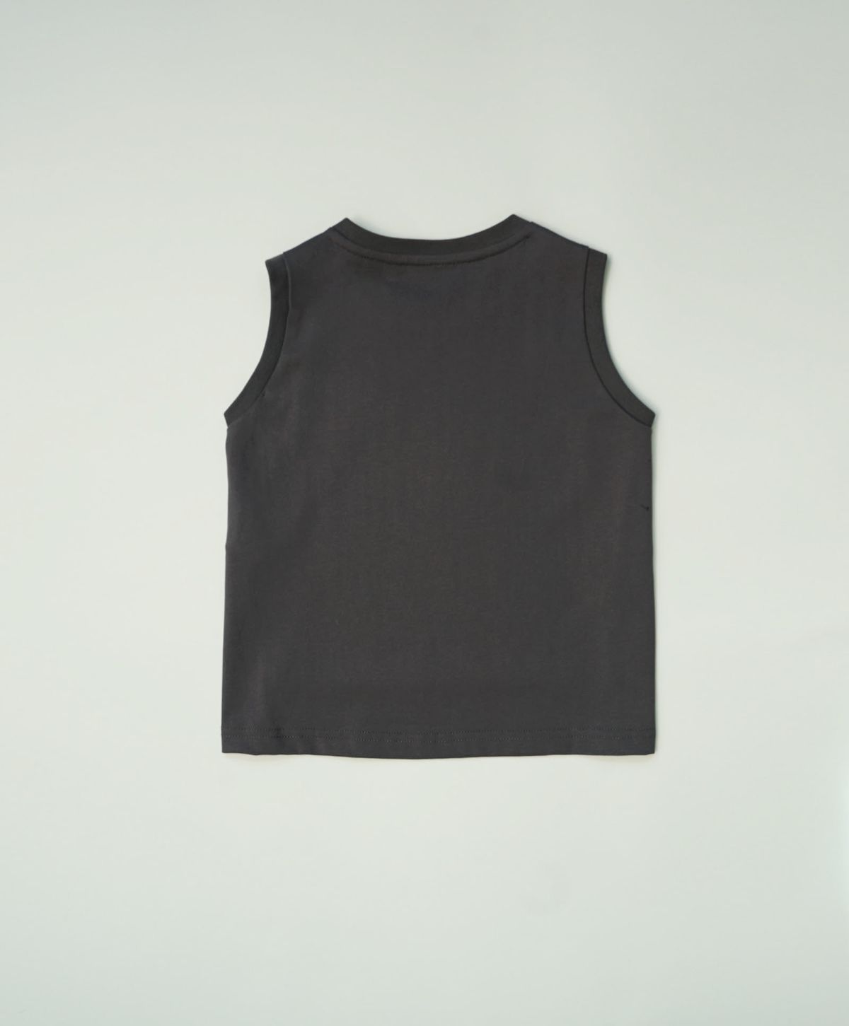 누크피터(NUUKFITTER) NKFT SLIT SLEEVELESS_KIDS [GRAY]