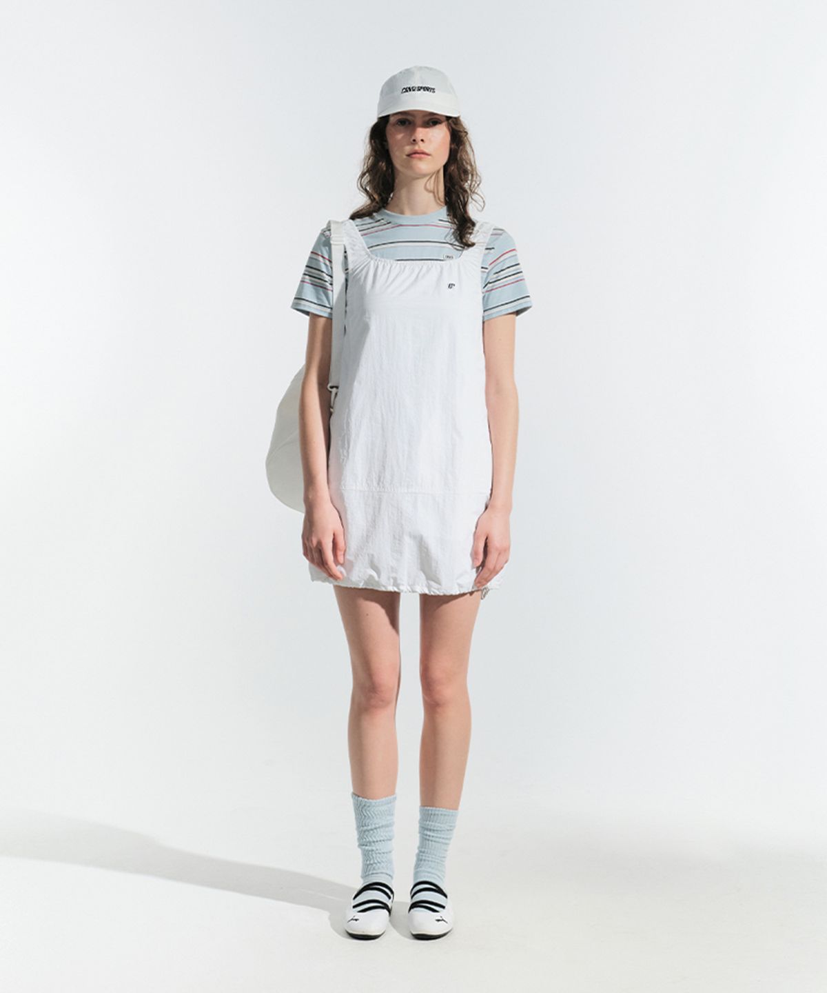 그로브(GROVE) RYAN NYLON ONE-PIECE (WHITE)