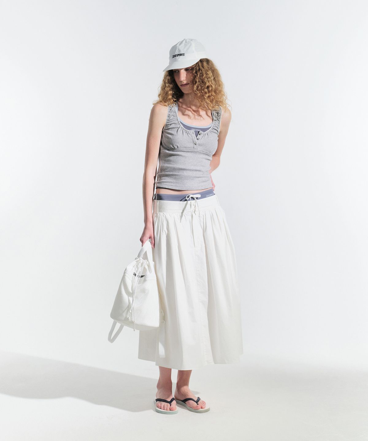 그로브(GROVE) RYAN NYLON BALL CAP (WHITE)