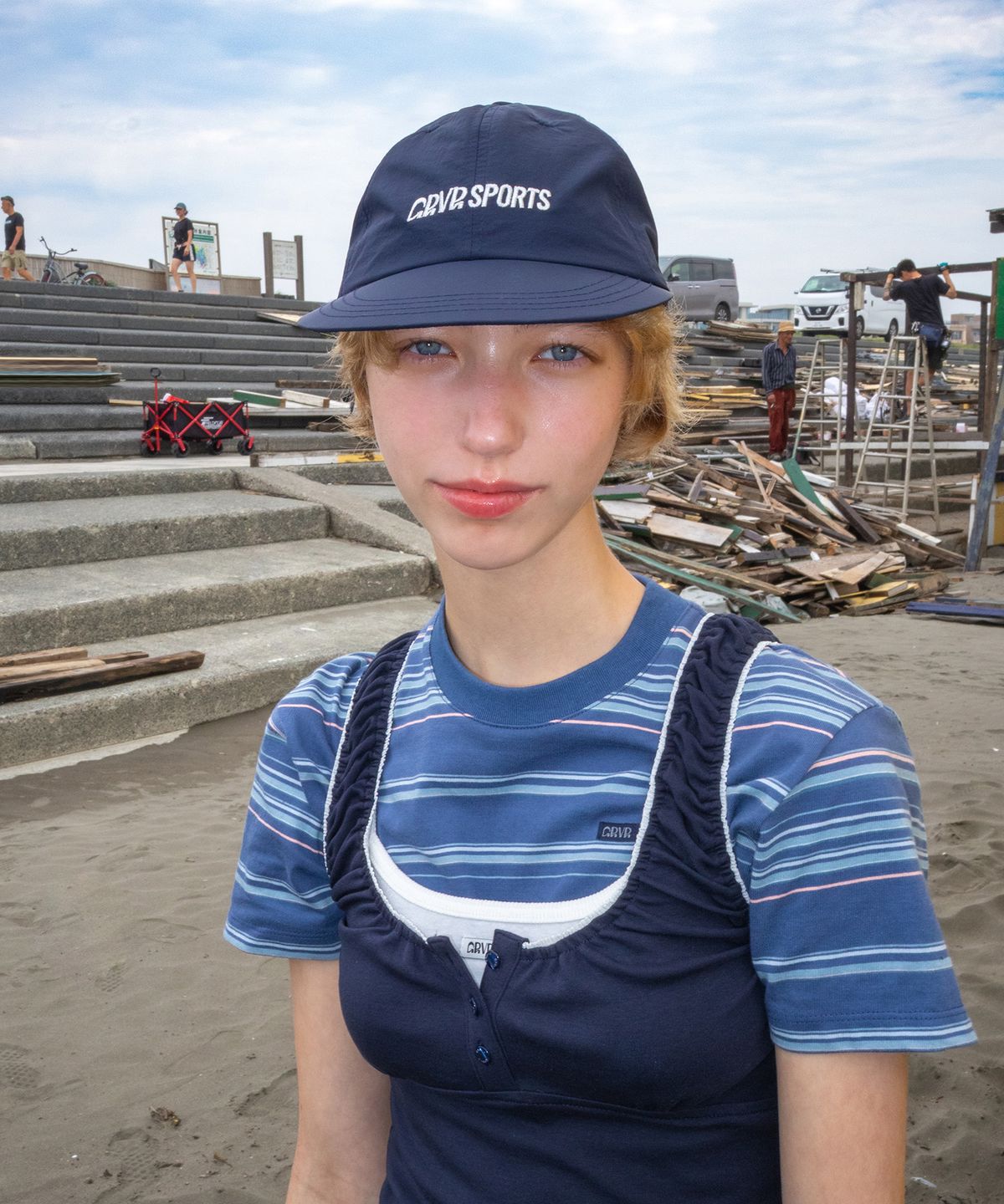 그로브(GROVE) RYAN NYLON BALL CAP (NAVY)