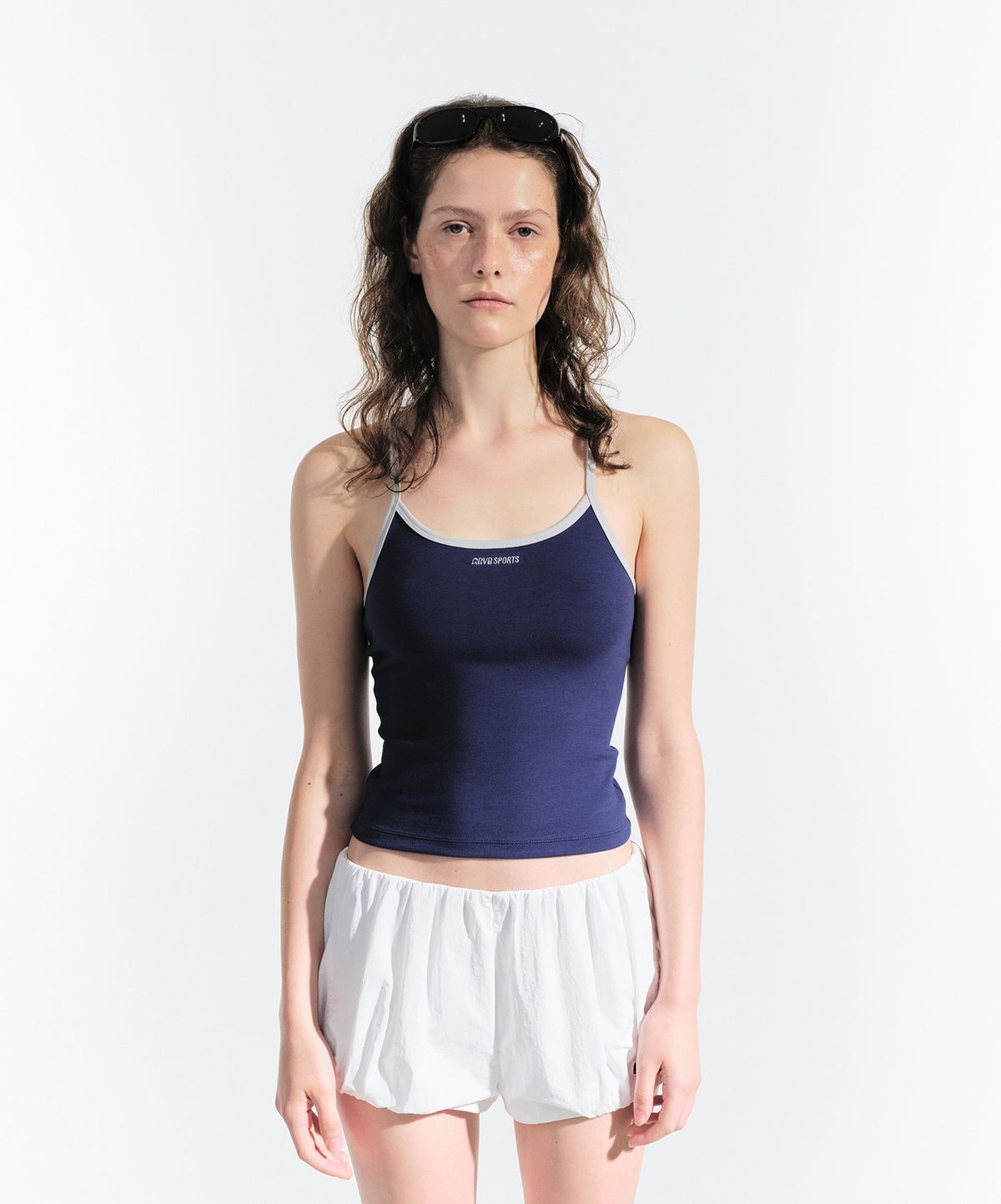 그로브(GROVE) RYAN SHIRRING SHORTS (WHITE)