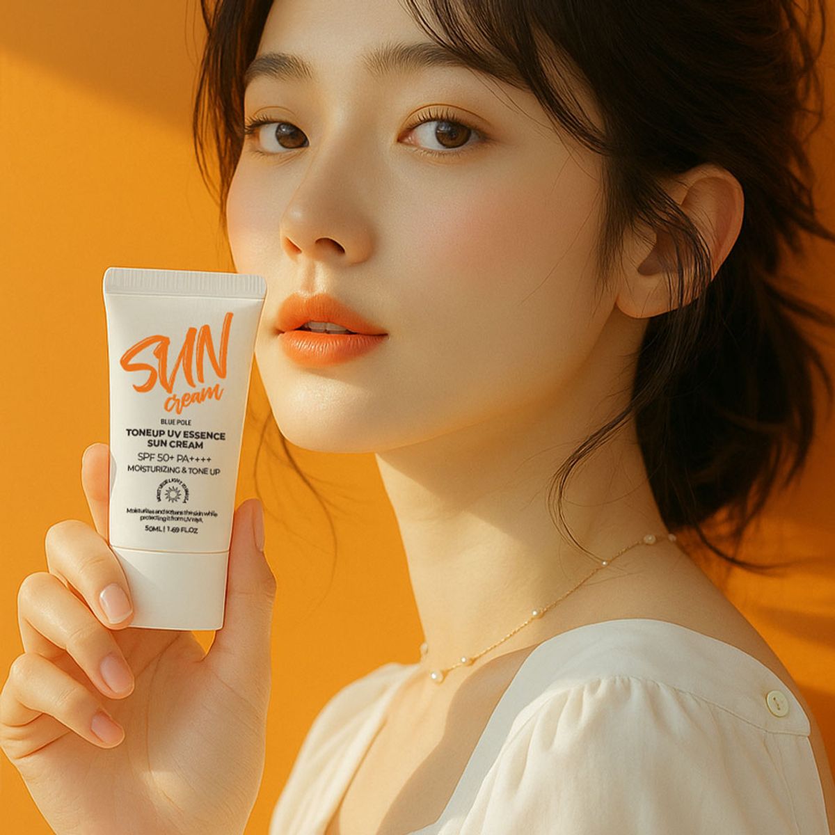 블루폴(BLUEPOLE) 톤업 UV에센스 선크림 SPF 50+ 50ml