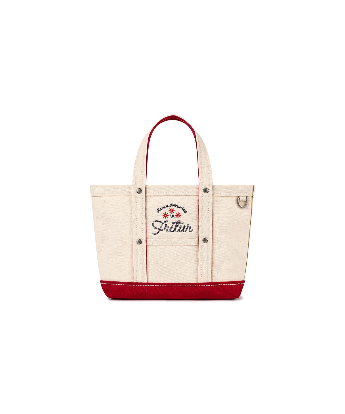 프리터(FRITUR) Color Block Canvas Bag 2Color_F252BG01