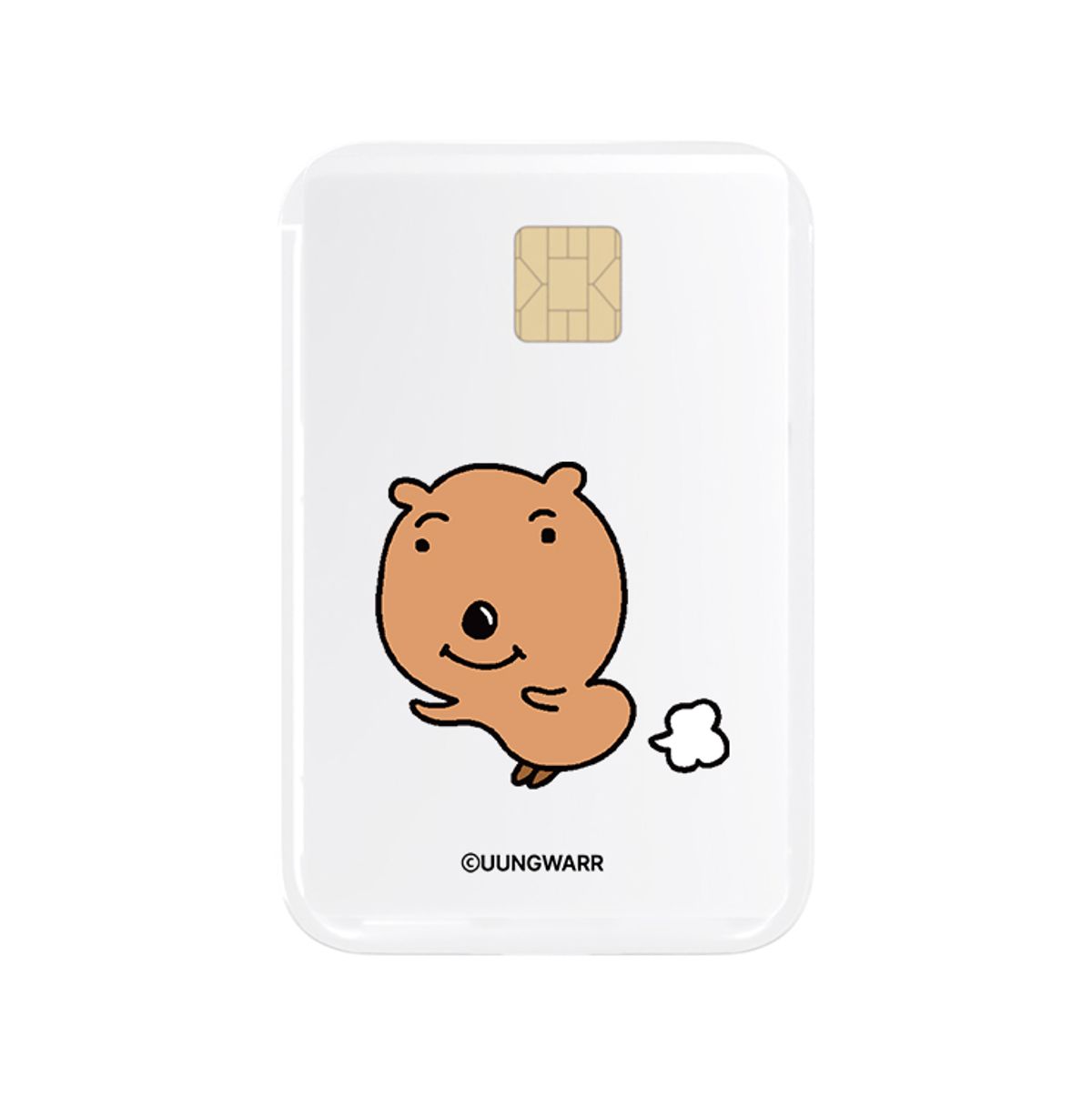 케이스픽스(CASEFIX) 극락쿼카 투명 맥세이프 슬라이드 카드지갑