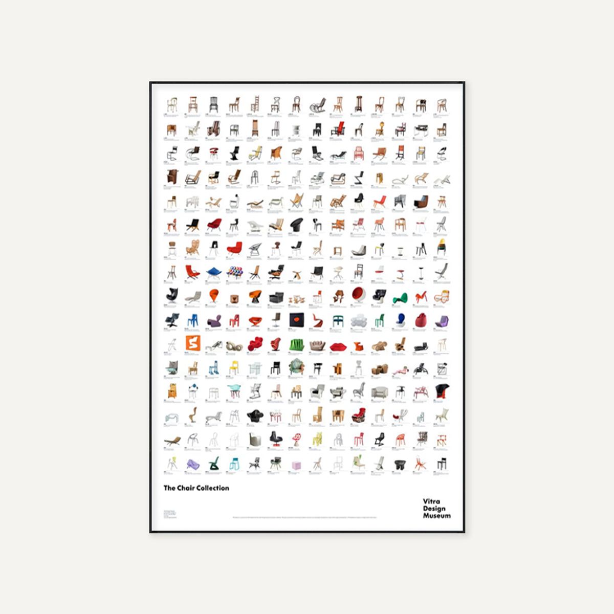 그릿시즌(GREET SEASON) Vitra_The Chair Collection, 2022 (액자 포함)