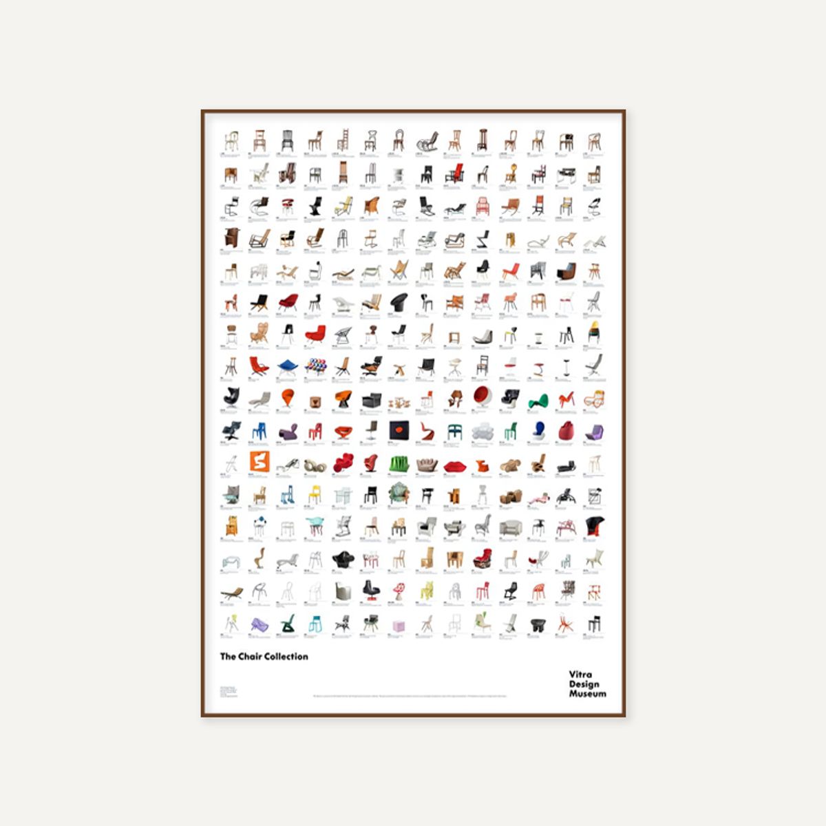 그릿시즌(GREET SEASON) Vitra_The Chair Collection, 2022 (액자 포함)