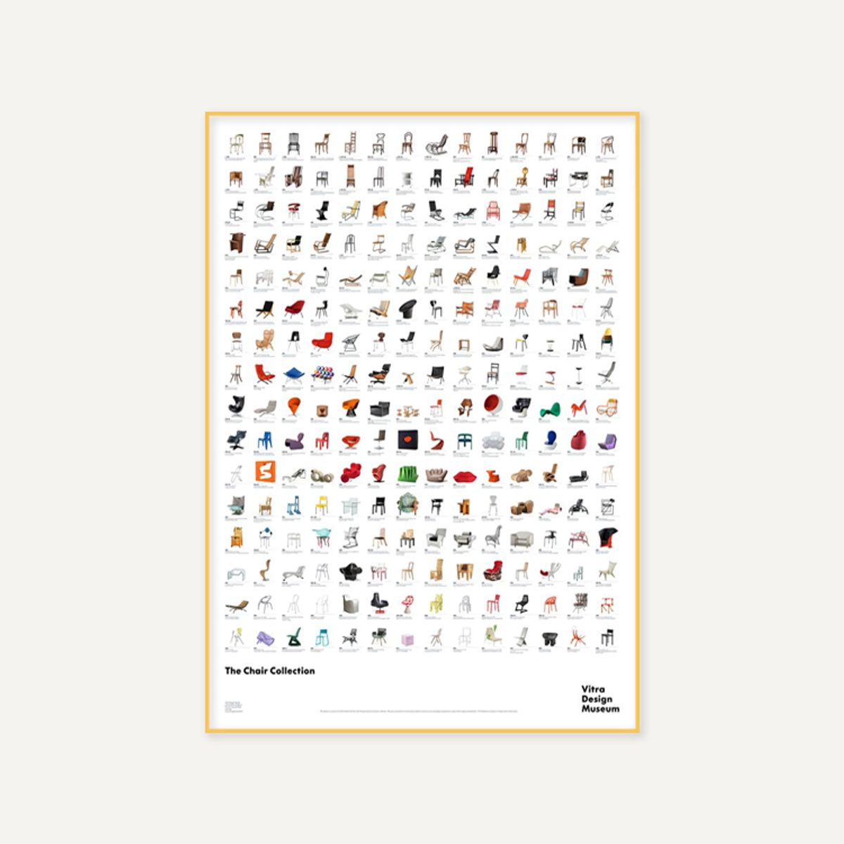 그릿시즌(GREET SEASON) Vitra_The Chair Collection, 2022 (액자 포함)
