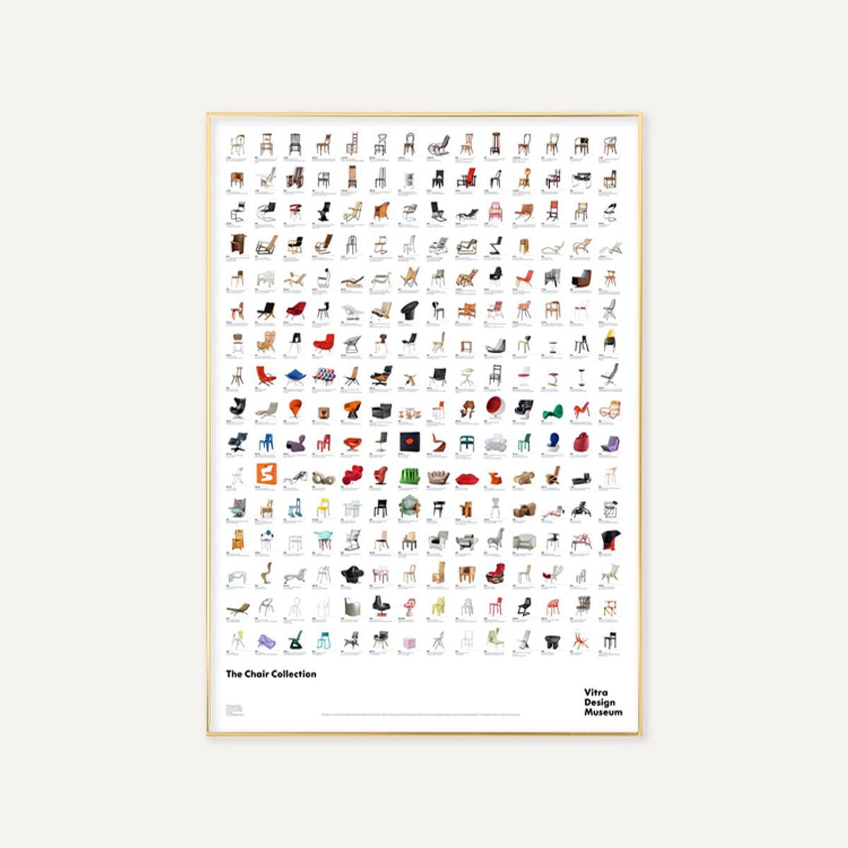 그릿시즌(GREET SEASON) Vitra_The Chair Collection, 2022 (액자 포함)