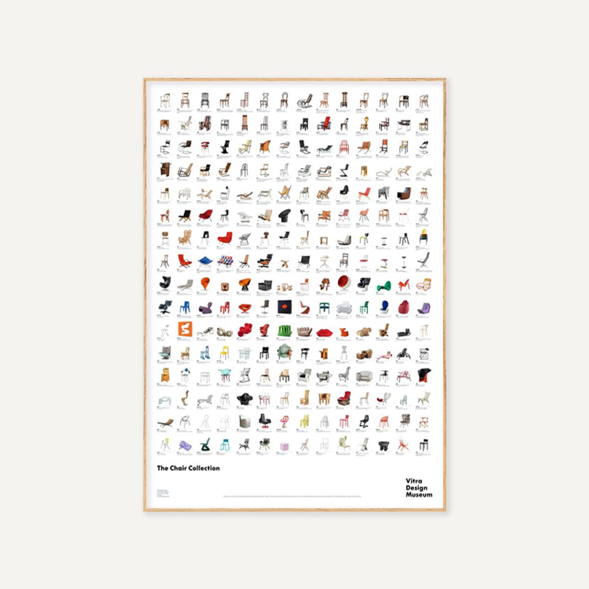 그릿시즌(GREET SEASON) Vitra_The Chair Collection, 2022 (액자 포함)