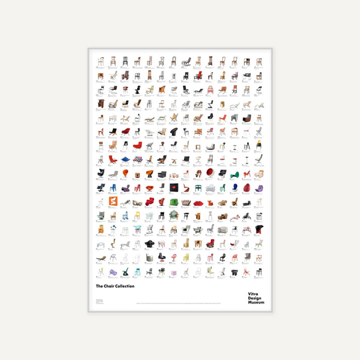 그릿시즌(GREET SEASON) Vitra_The Chair Collection, 2022 (액자 포함)