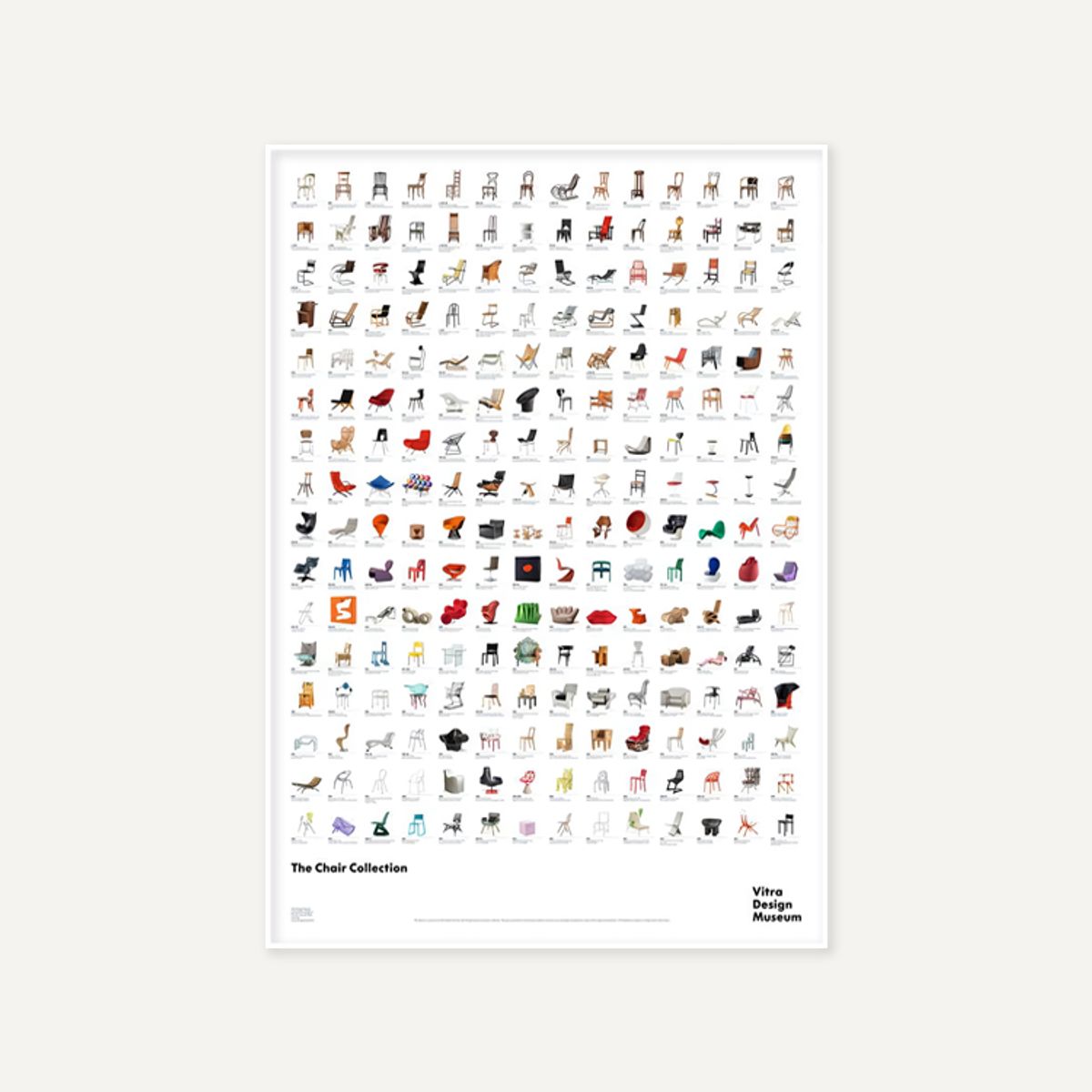 그릿시즌(GREET SEASON) Vitra_The Chair Collection, 2022 (액자 포함)