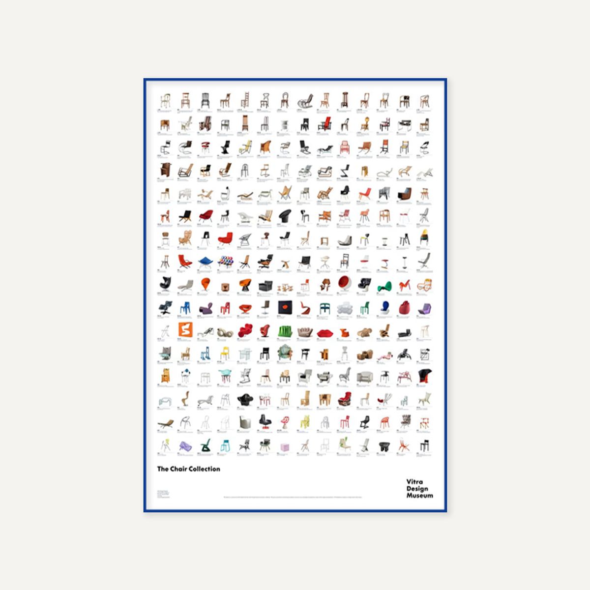 그릿시즌(GREET SEASON) Vitra_The Chair Collection, 2022 (액자 포함)