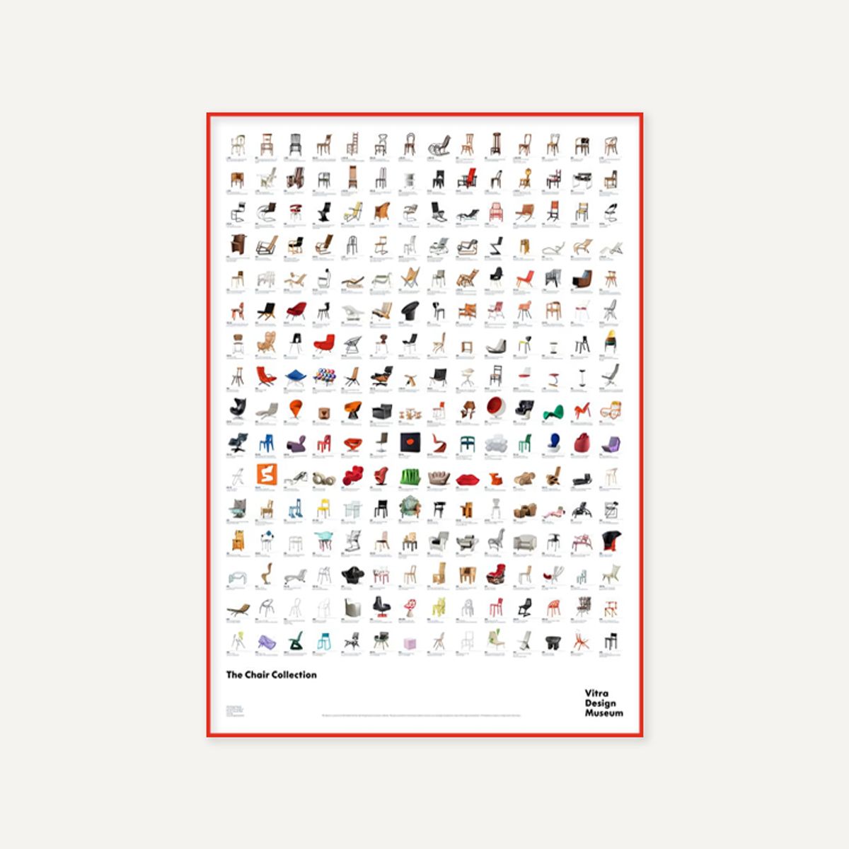 그릿시즌(GREET SEASON) Vitra_The Chair Collection, 2022 (액자 포함)