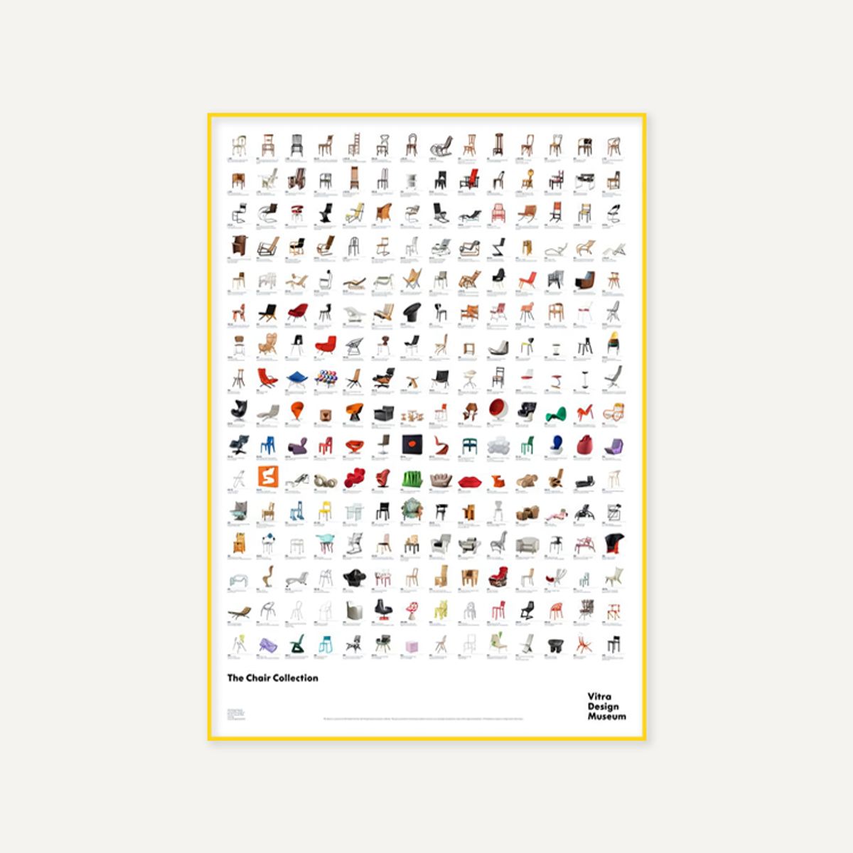 그릿시즌(GREET SEASON) Vitra_The Chair Collection, 2022 (액자 포함)