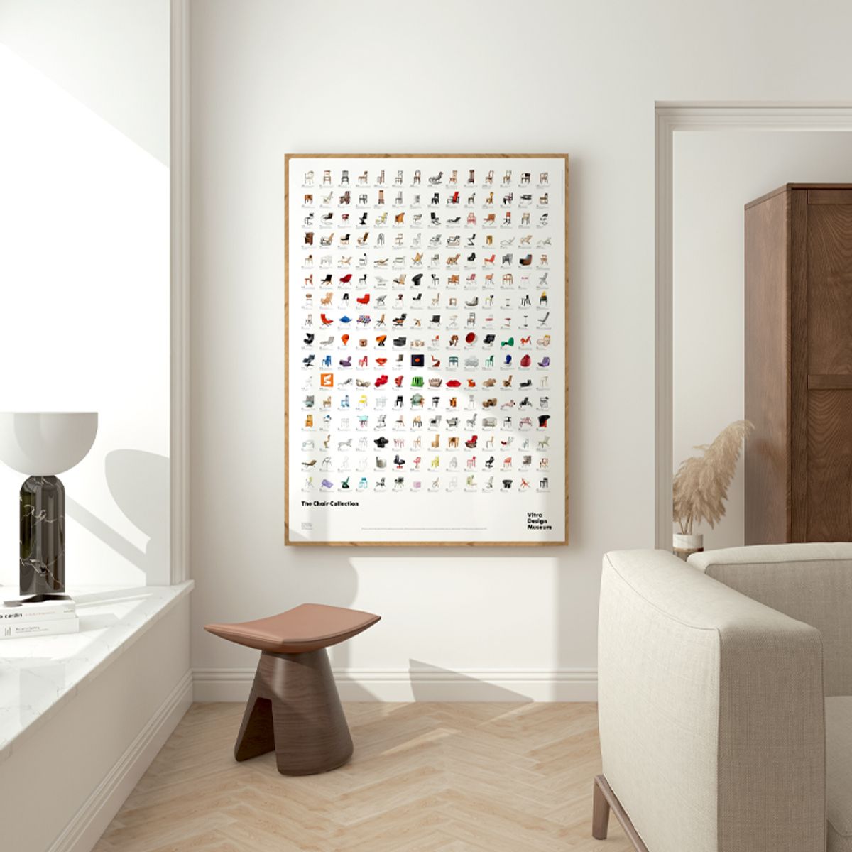 그릿시즌(GREET SEASON) Vitra_The Chair Collection, 2022 (액자 포함)
