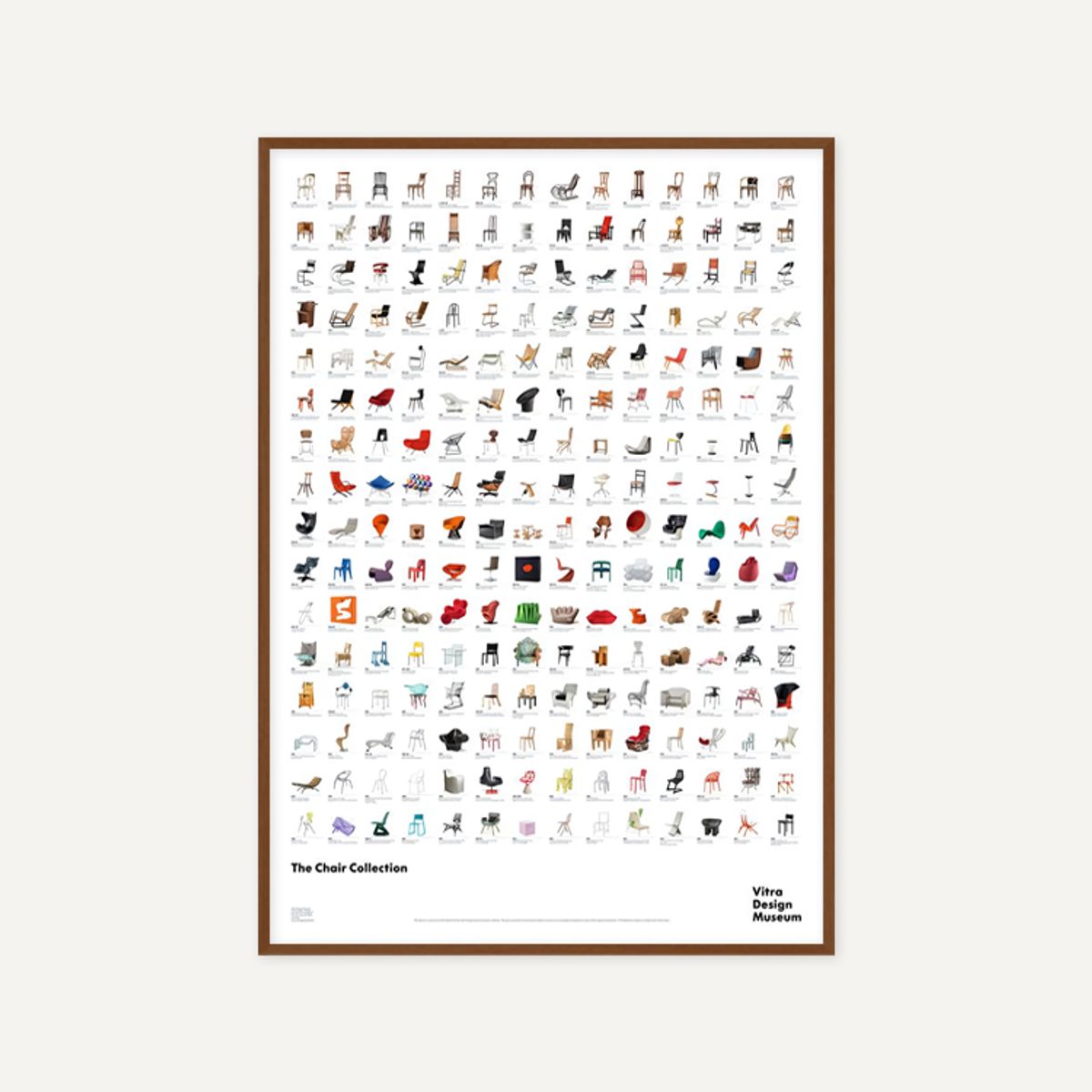 그릿시즌(GREET SEASON) Vitra_The Chair Collection, 2022 (액자 포함)