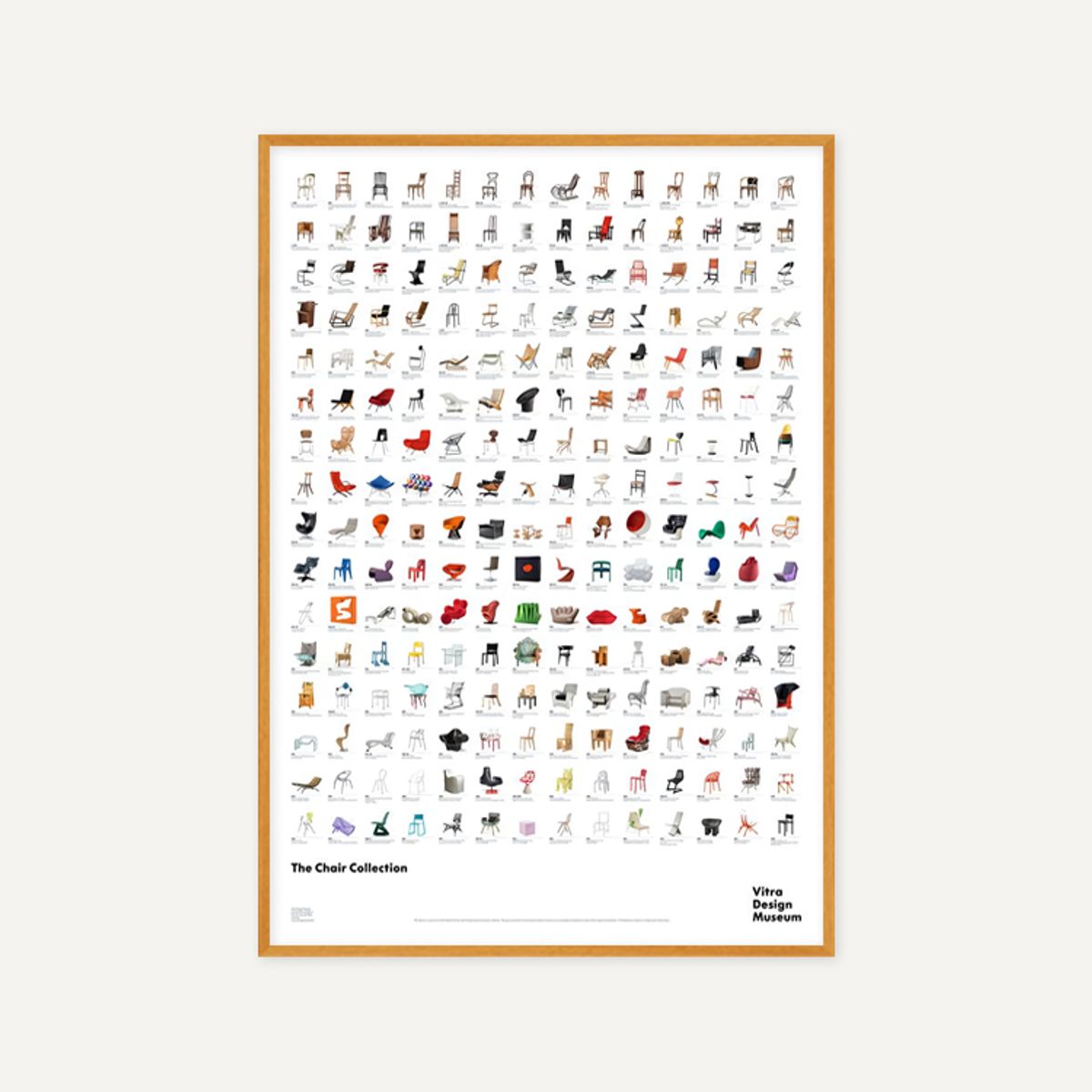 그릿시즌(GREET SEASON) Vitra_The Chair Collection, 2022 (액자 포함)