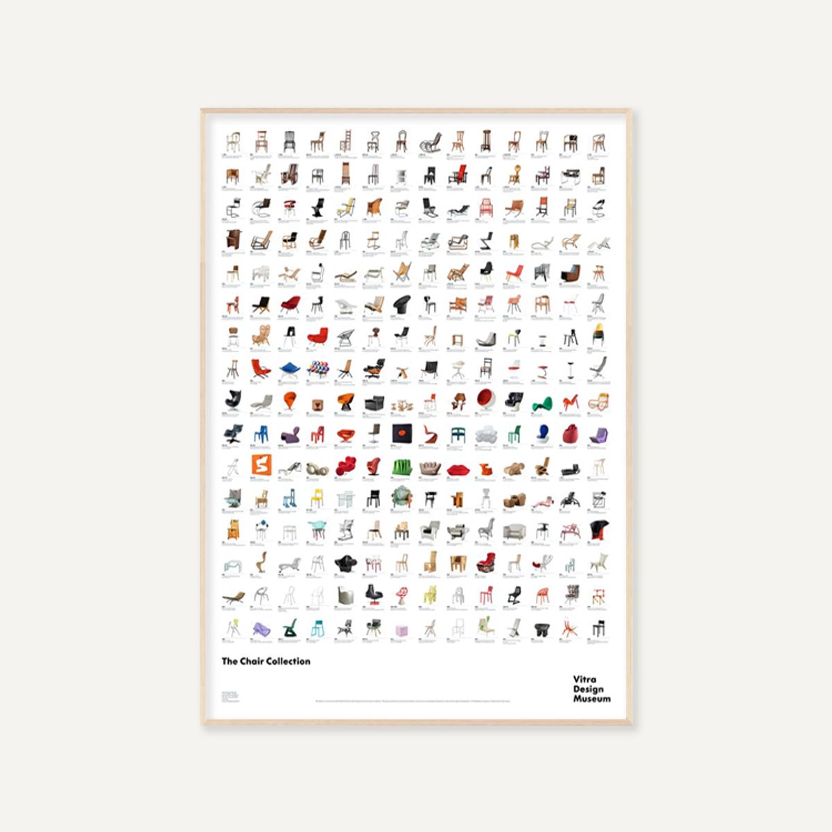 그릿시즌(GREET SEASON) Vitra_The Chair Collection, 2022 (액자 포함)