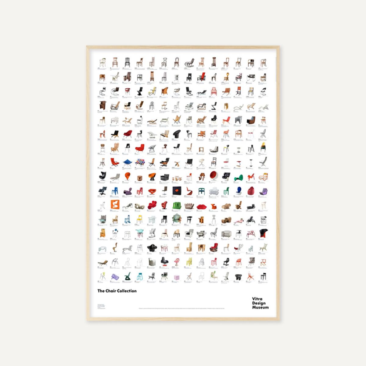 그릿시즌(GREET SEASON) Vitra_The Chair Collection, 2022 (액자 포함)