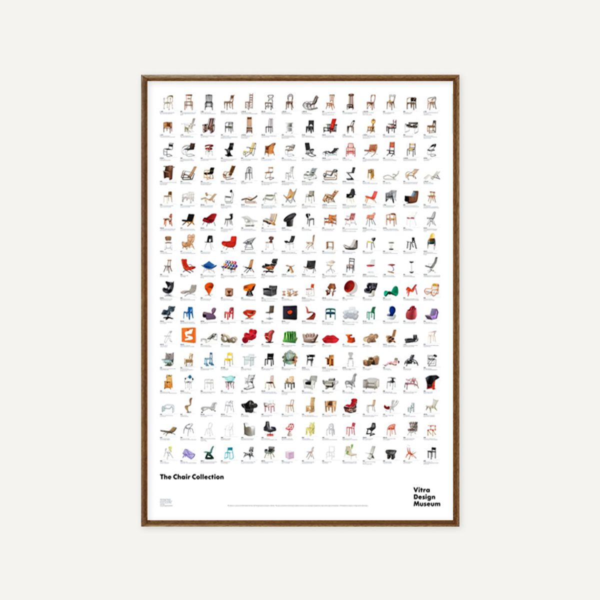 그릿시즌(GREET SEASON) Vitra_The Chair Collection, 2022 (액자 포함)