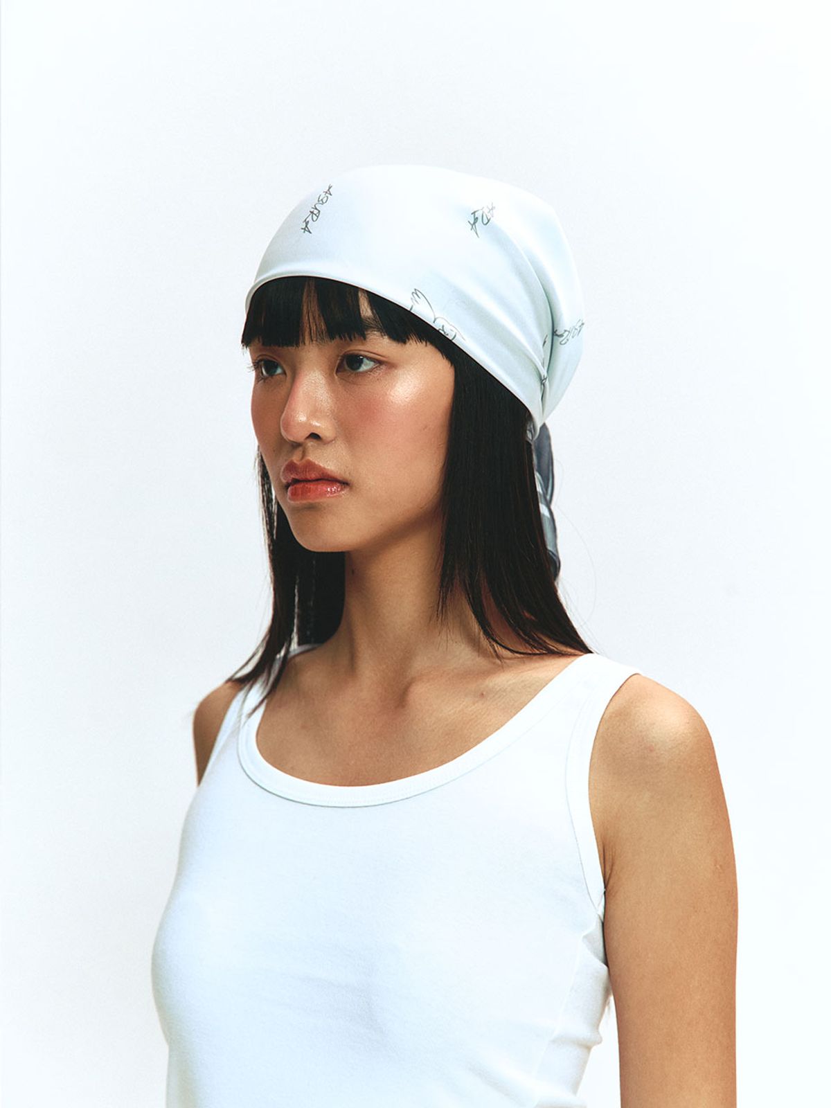 아수라(ASURA) LOVE CAT SCARF (GREY)