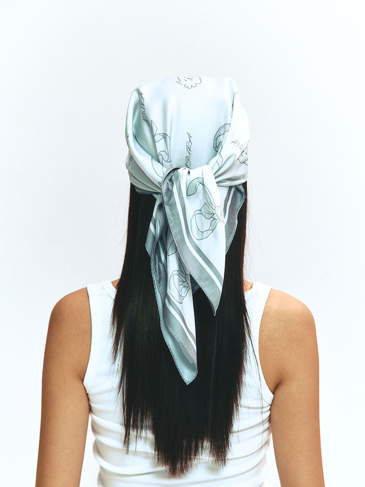 아수라(ASURA) LOVE CAT SCARF (GREY)