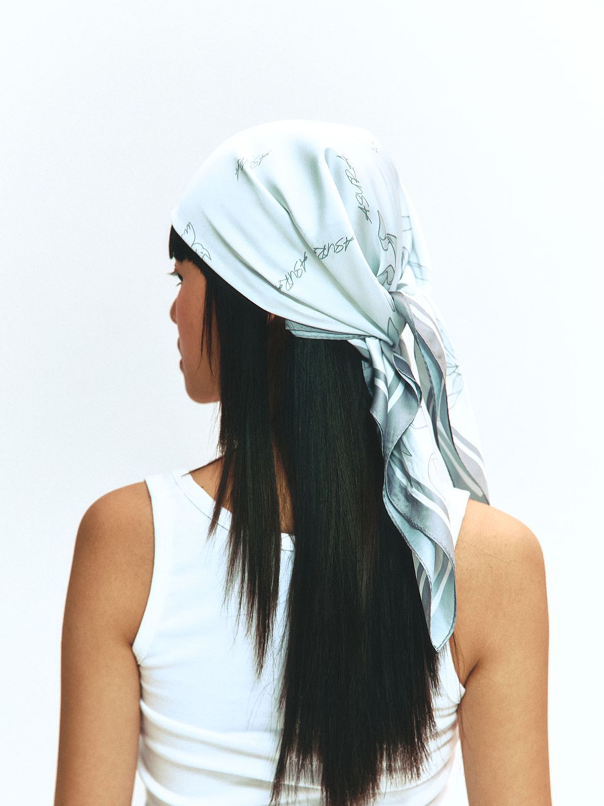 아수라(ASURA) LOVE CAT SCARF (GREY)