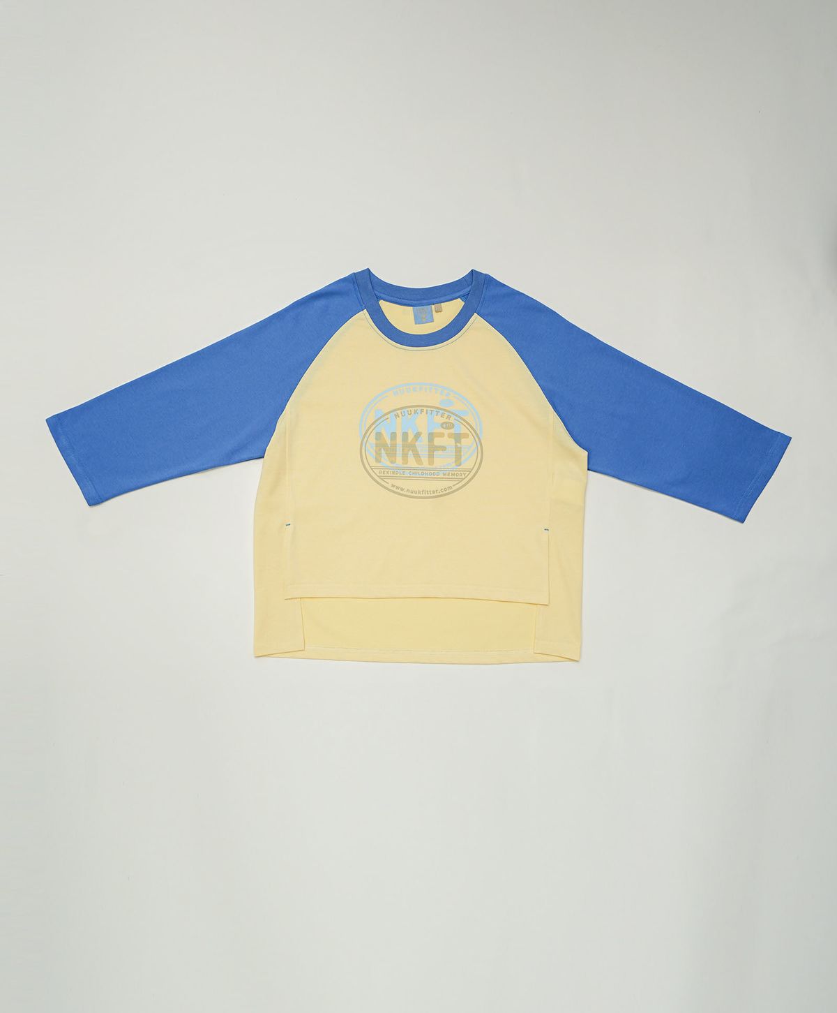 누크피터(NUUKFITTER) NKFT RAGLAN T-SHIRT_WOMEN [BLUE]
