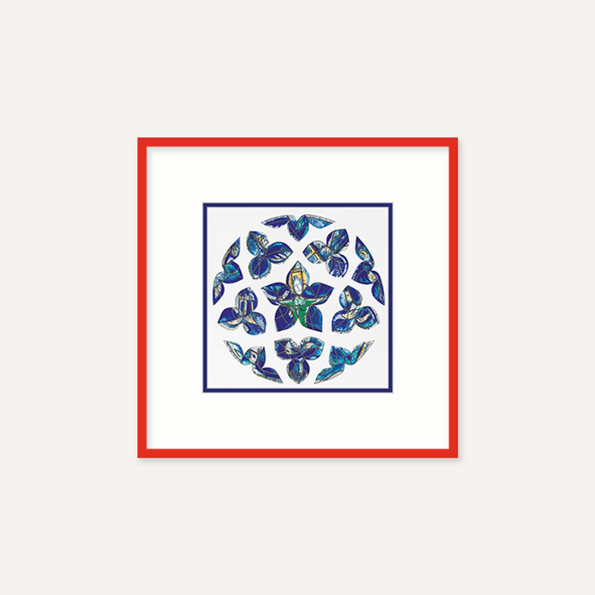 그릿시즌(GREET SEASON) 마르크 샤갈 The Blue Rose, 1964 (액자 포함)
