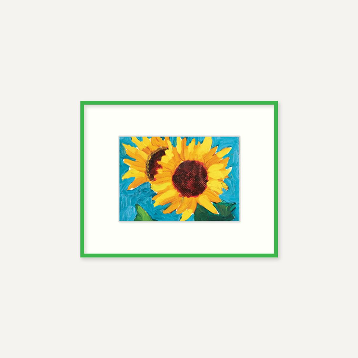 그릿시즌(GREET SEASON) 데이비드 호크니 Sunflowers for Hope and Joy, 1997 (액자 포함)