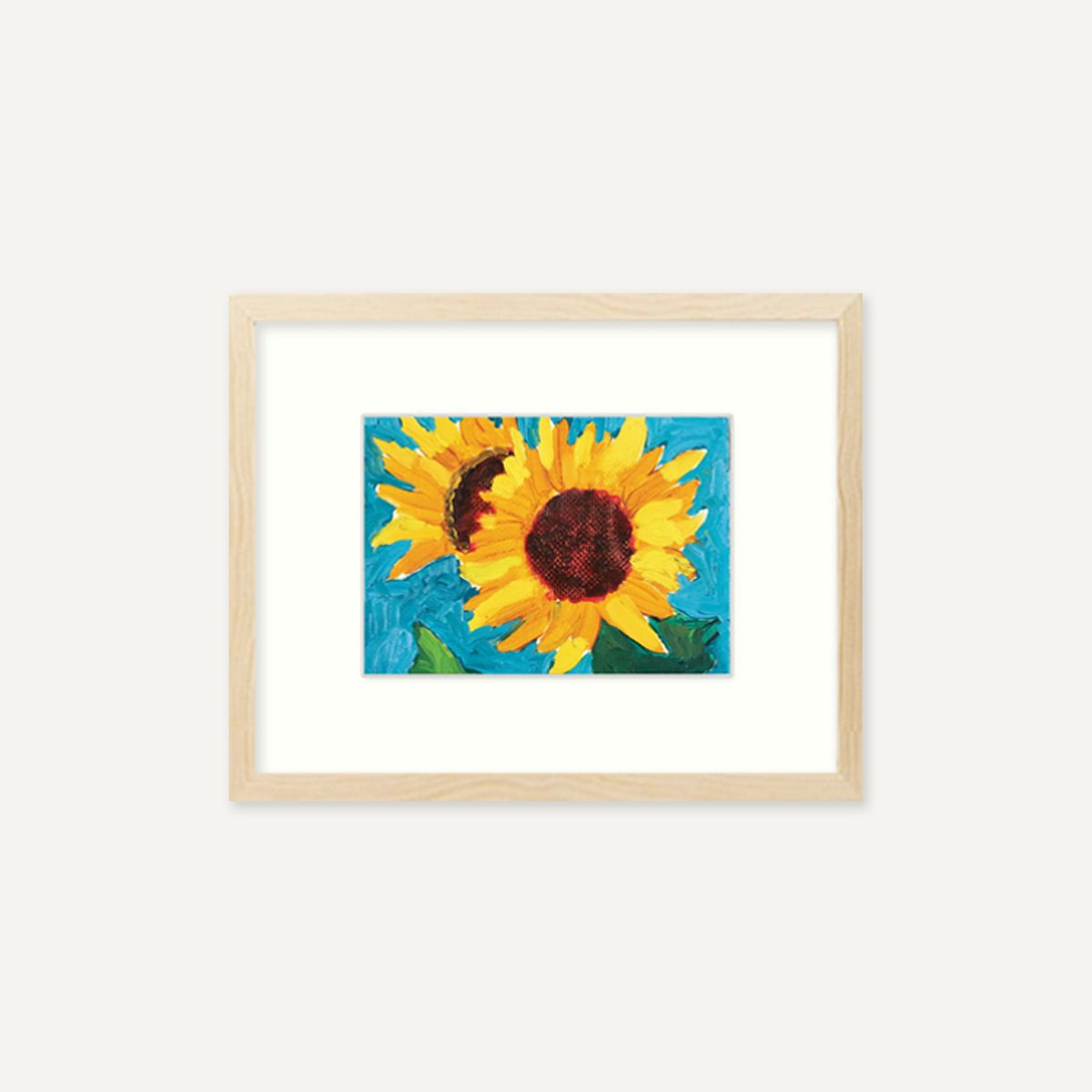 그릿시즌(GREET SEASON) 데이비드 호크니 Sunflowers for Hope and Joy, 1997 (액자 포함)