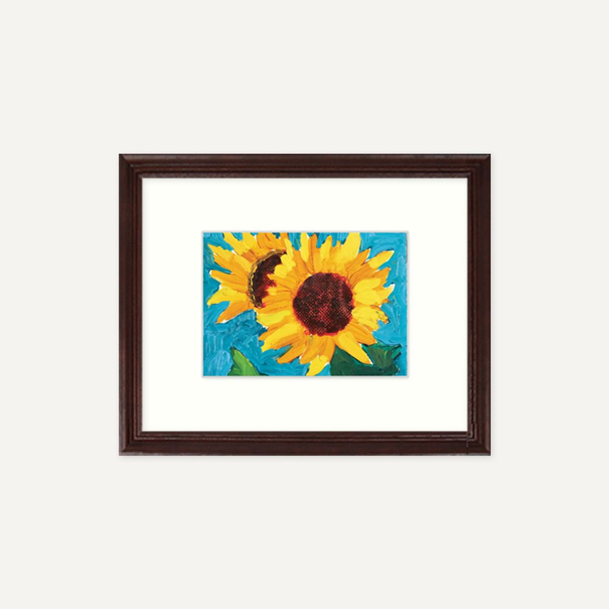 그릿시즌(GREET SEASON) 데이비드 호크니 Sunflowers for Hope and Joy, 1997 (액자 포함)