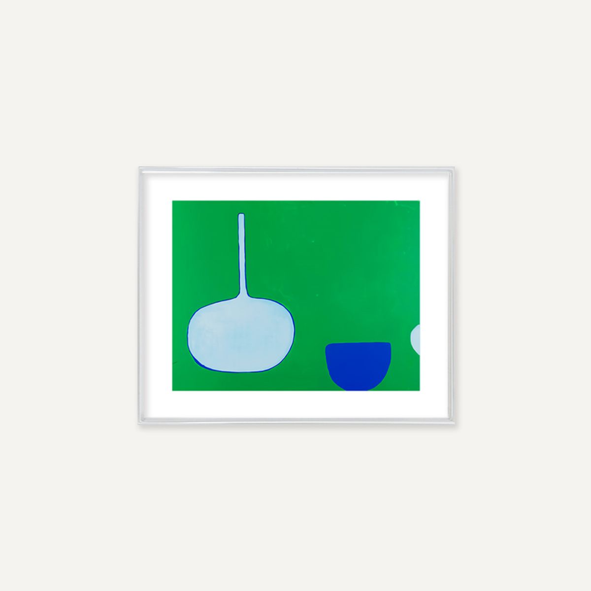 그릿시즌(GREET SEASON) 윌리엄 스콧 Bottle and Bowl, Blues on Green, 1970 (액자 포함)