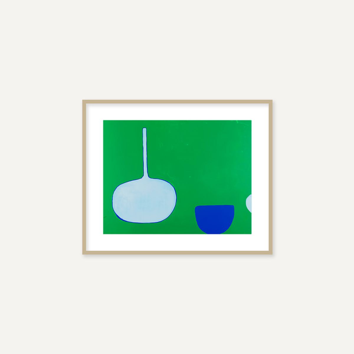 그릿시즌(GREET SEASON) 윌리엄 스콧 Bottle and Bowl, Blues on Green, 1970 (액자 포함)