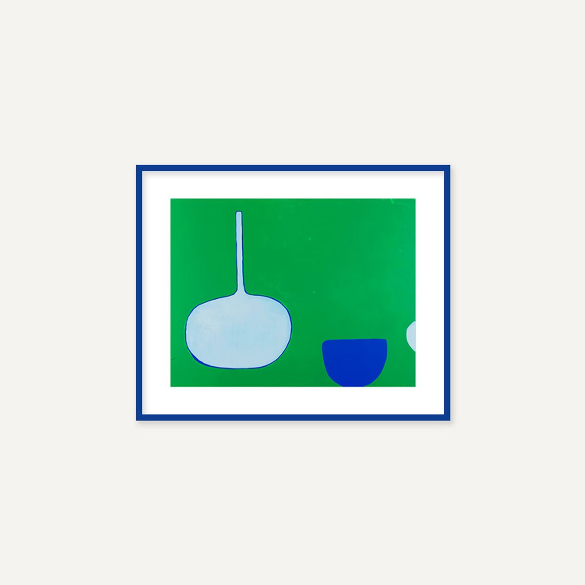 그릿시즌(GREET SEASON) 윌리엄 스콧 Bottle and Bowl, Blues on Green, 1970 (액자 포함)