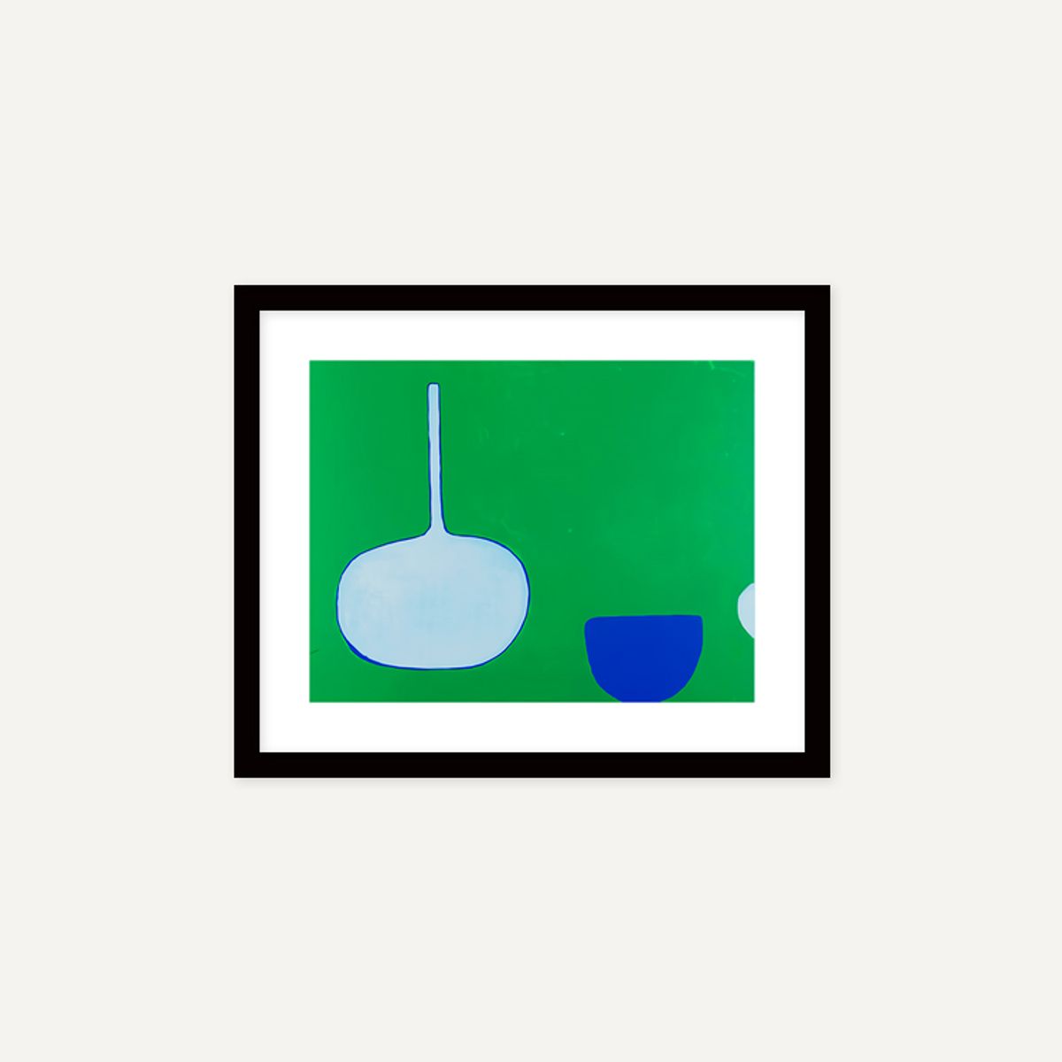 그릿시즌(GREET SEASON) 윌리엄 스콧 Bottle and Bowl, Blues on Green, 1970 (액자 포함)