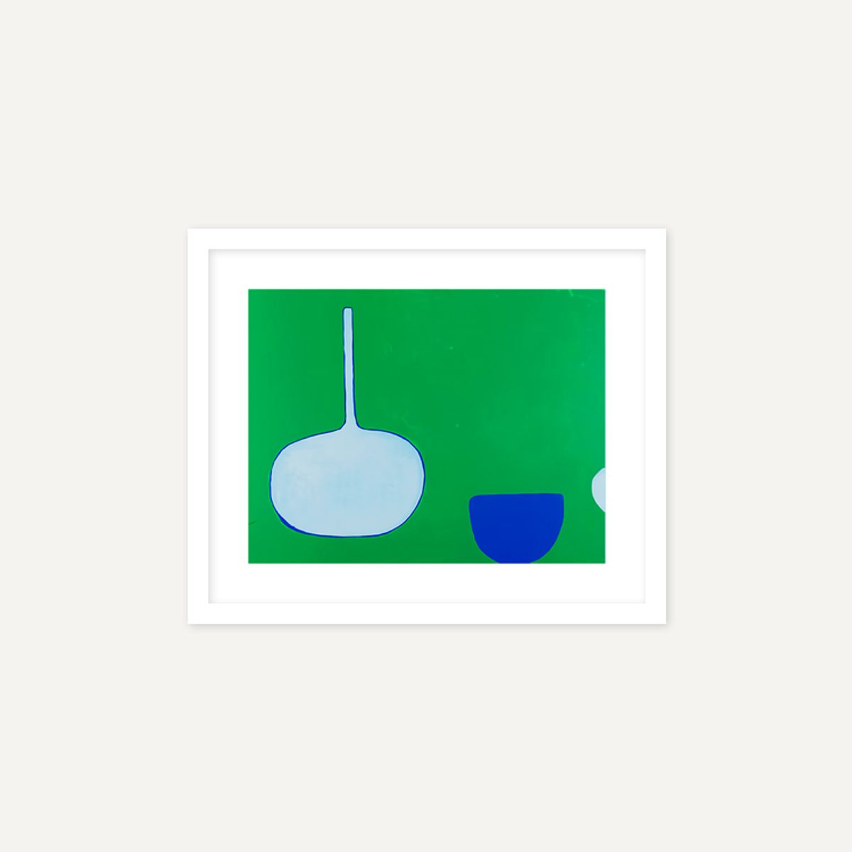 그릿시즌(GREET SEASON) 윌리엄 스콧 Bottle and Bowl, Blues on Green, 1970 (액자 포함)