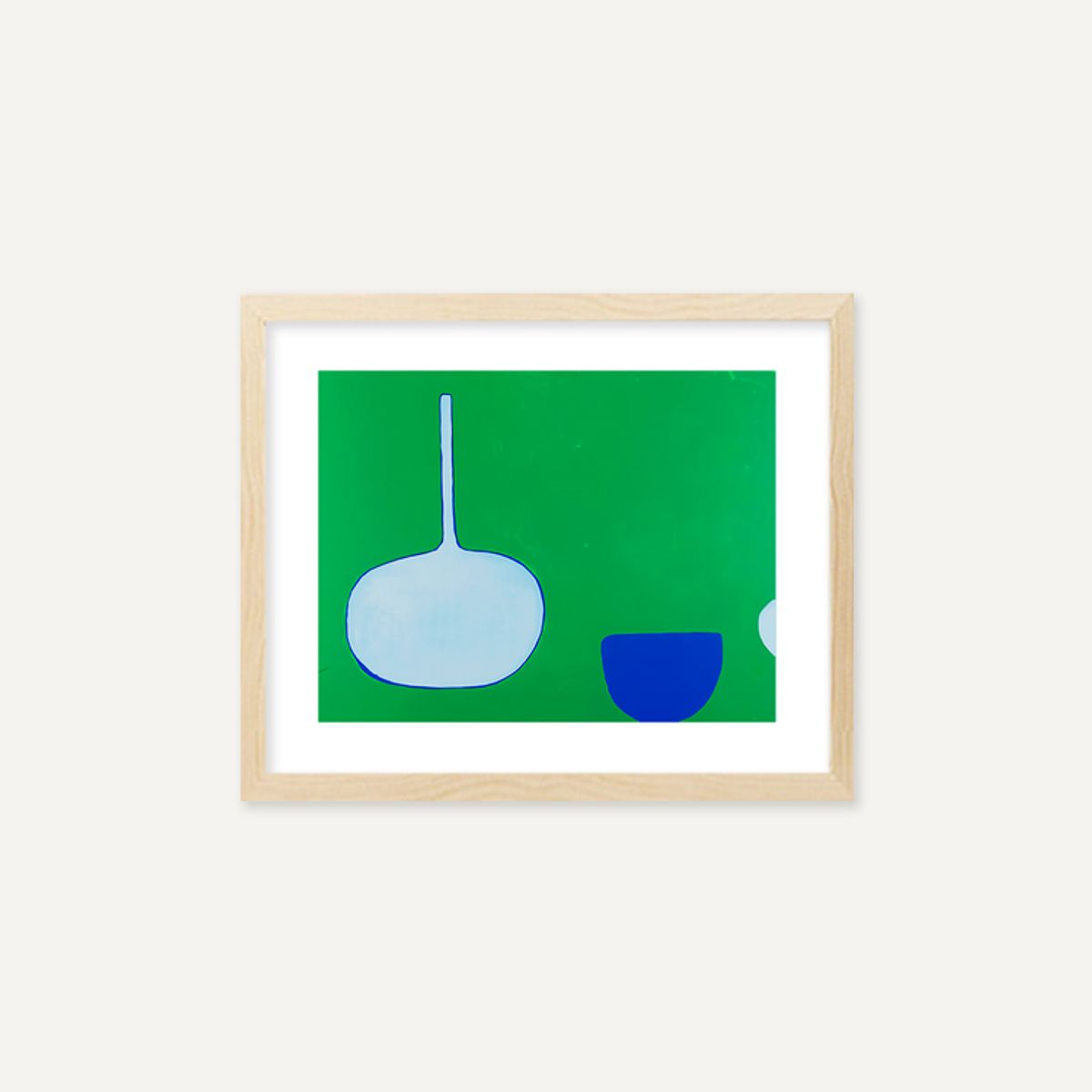 그릿시즌(GREET SEASON) 윌리엄 스콧 Bottle and Bowl, Blues on Green, 1970 (액자 포함)