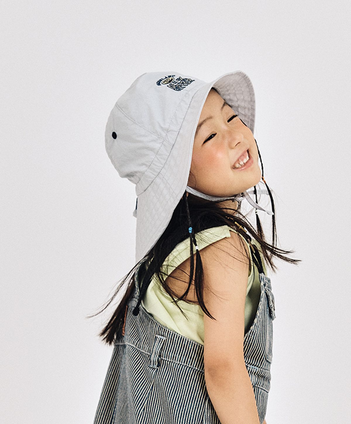 누크피터(NUUKFITTER) ICE-UP FISHERMANS HAT_KIDS [GRAY]