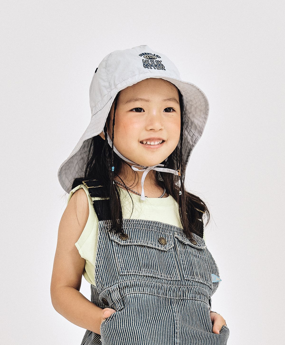 누크피터(NUUKFITTER) ICE-UP FISHERMANS HAT_KIDS [GRAY]